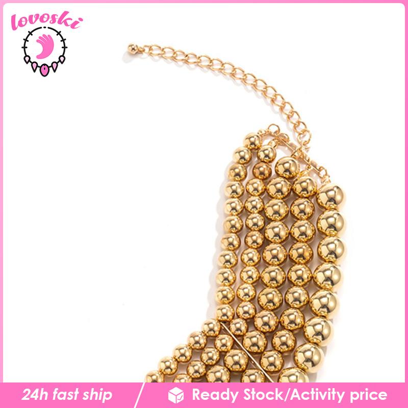 Vòng Cổ Choker 5 Lớp Phong Cách Retro Thời Trang