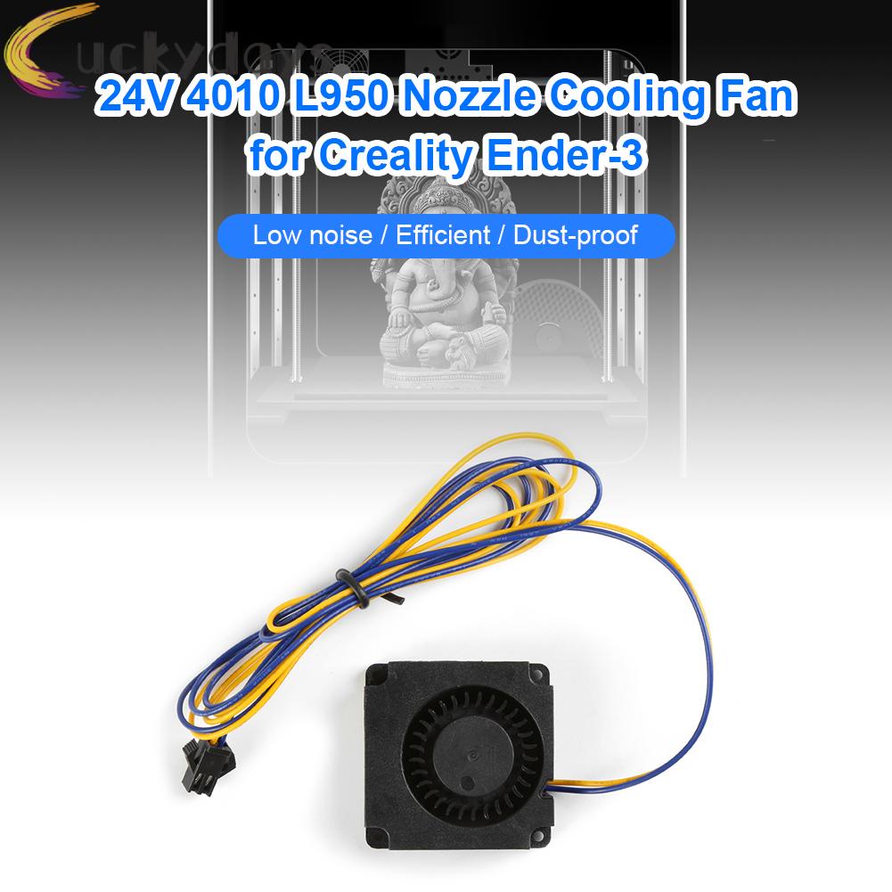 LUCKYDAYS 4010 L950 Mini 24V Blower Cooling Fan for 3D Printer Parts Radiator Cooler | BigBuy360 - bigbuy360.vn