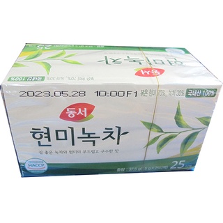 Trà xanh gạo lứt Dongsuh Hàn Quốc- Hộp 25 / Hộp 100 gói nhúng