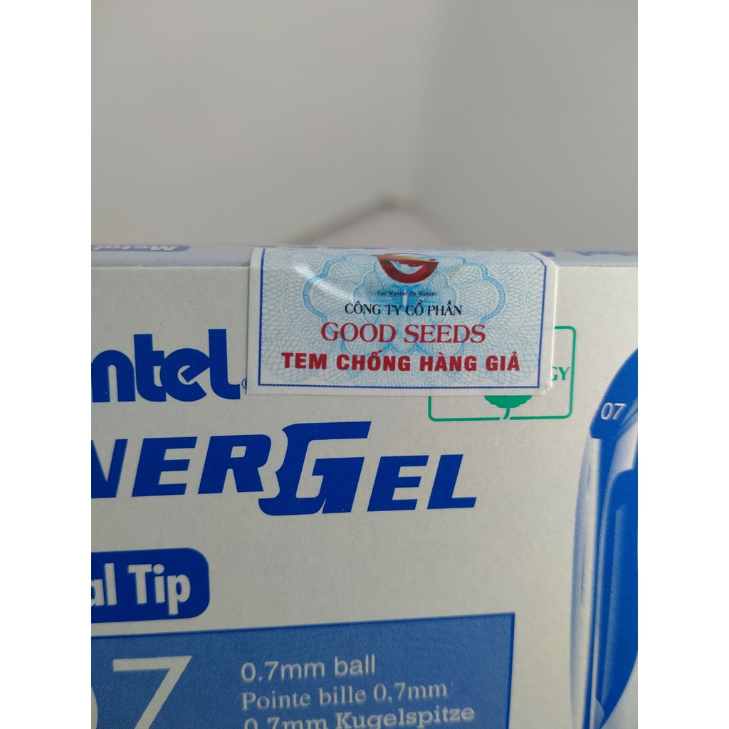 Bút ký Pentel Energel Liquid Gel Ink BL57 nét 0.7mm mực xanh