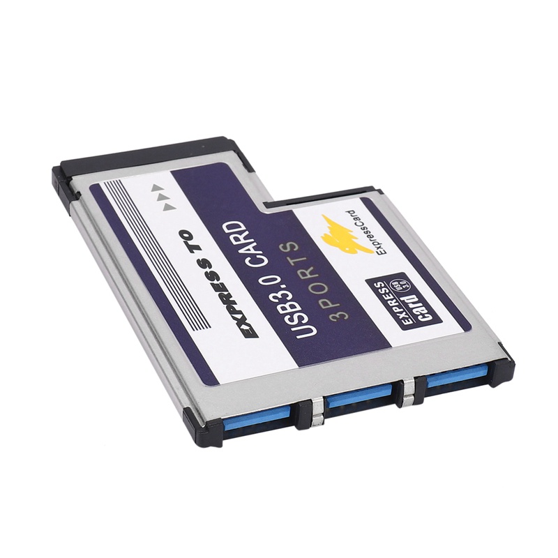 Card Mở Rộng 3 Cổng USB 3.0 54mm PCMCIA Express Cho Laptop Mới