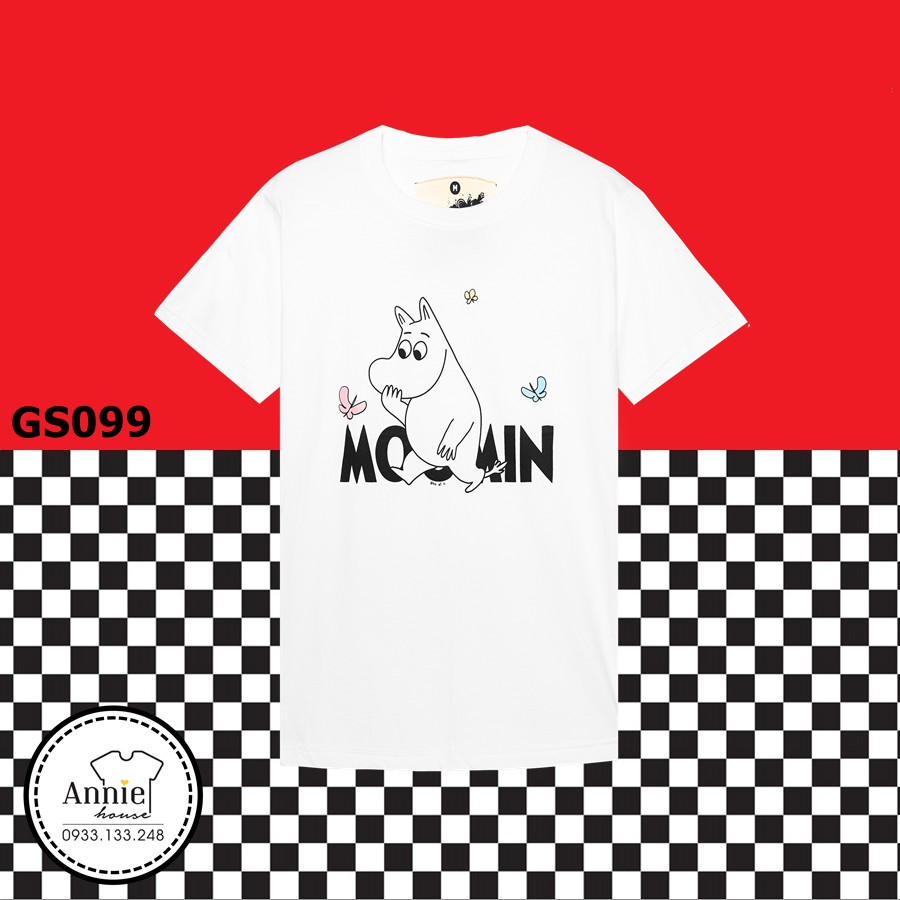 Áo thun hoạt hình Moomin Thái Lan GS098 GS099 | Shopee Việt Nam
