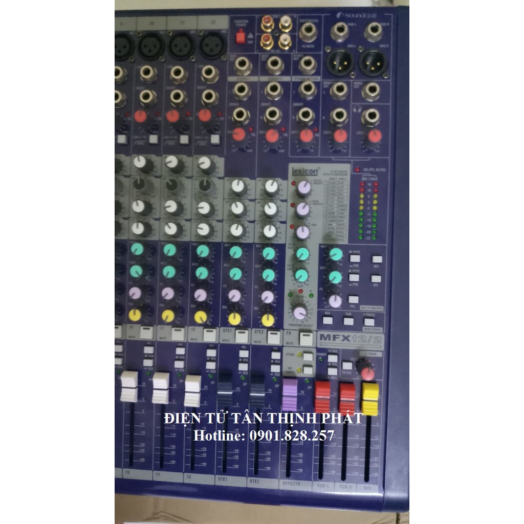 bàn mixer soundcraft mfx12/2 hàng loại 1- mixer soundcraft mfx12/2- mfx12