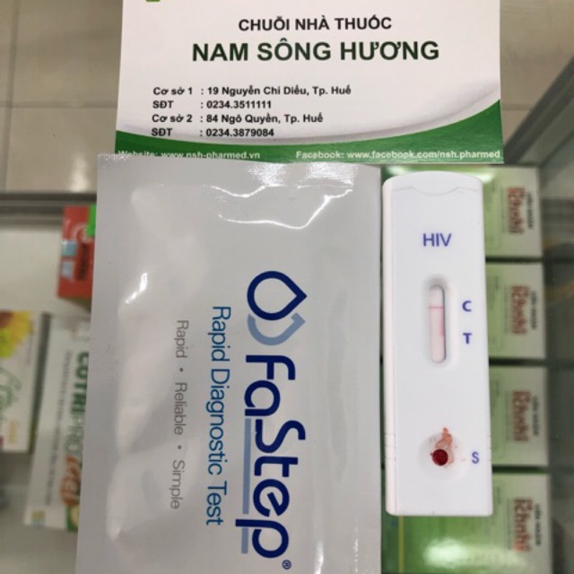 Que thử test thử nhanh HIV tại nhà FASTEP