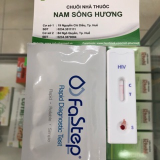 ❤️[CHE TÊN] Que thử test thử nhanh xét nghiệm HIV tại nhà FASTEP STRIP HIV RAPID TEST chính xác 99,99% + clip hướng dẫn