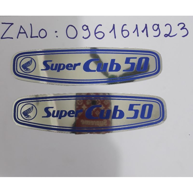 tem xe cub 50(màu xanh)