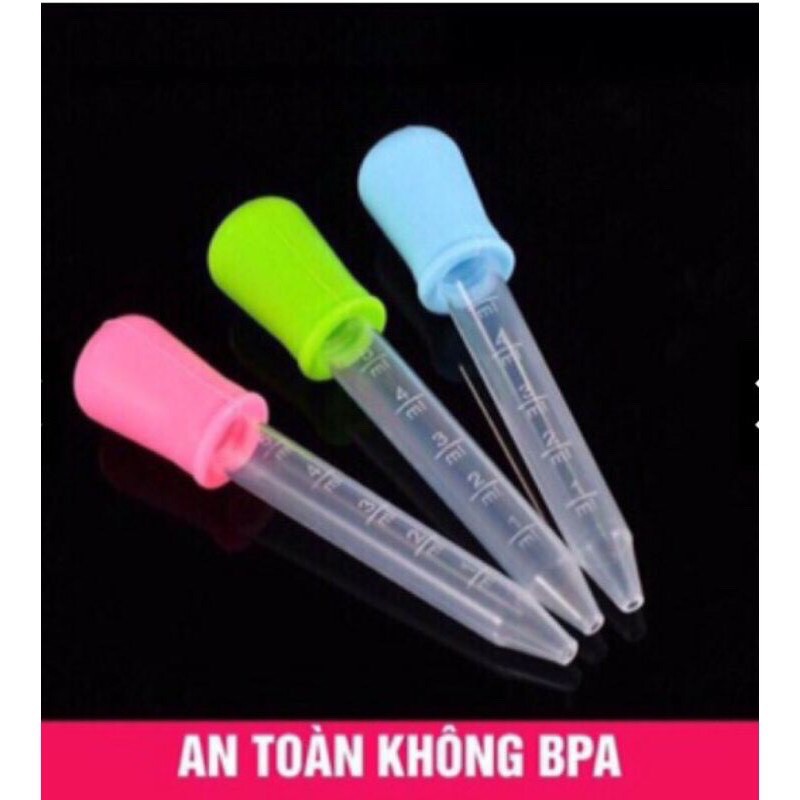 Ống Hút Sữa, Bón Thuốc Cho Bé - Ống Bơm Kẹo Dẻo 5Ml