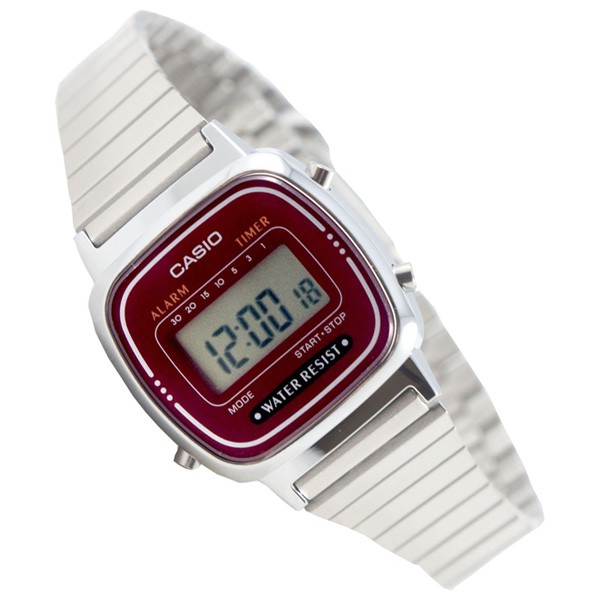 Đồng hồ nữ Casio LA670WA-4DF - Dây Thép Không Rỉ - Chống Nước