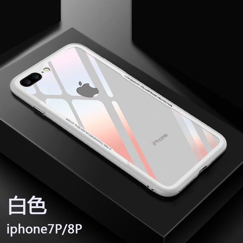 Ốp Điện Thoại Mặt Kính Chống Cháy Nổ Cho Iphone X 8 7 Iphone 6 Splus | BigBuy360 - bigbuy360.vn