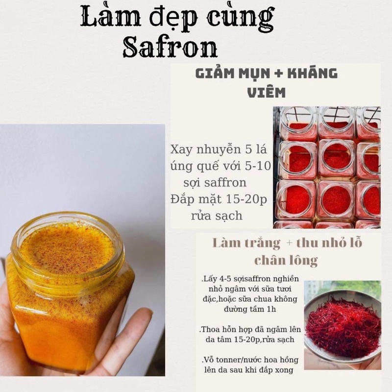 Saffron Mật Ong 3gram 🐝