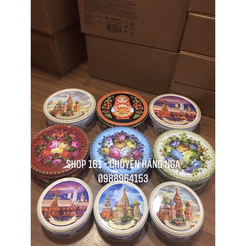 💛🧡💚 BÁNH QUY HỘP SẮT NGA 🇷🇺 🌹💘