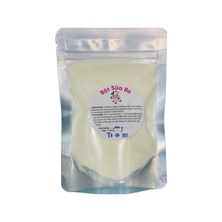 Bột sữa dê và bột sữa bò đắp mặt siêu trắng, cấp ẩm mềm mượt