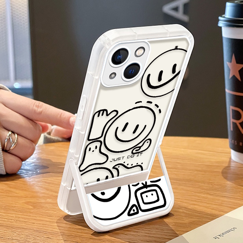 Ốp Điện Thoại TPU Chống Sốc In Hình Mặt Cười Dễ Thương Cho IPhone 13 12 11 Pro MAX X XR XS MAX 8 7 6S 6 Plus SE 2020