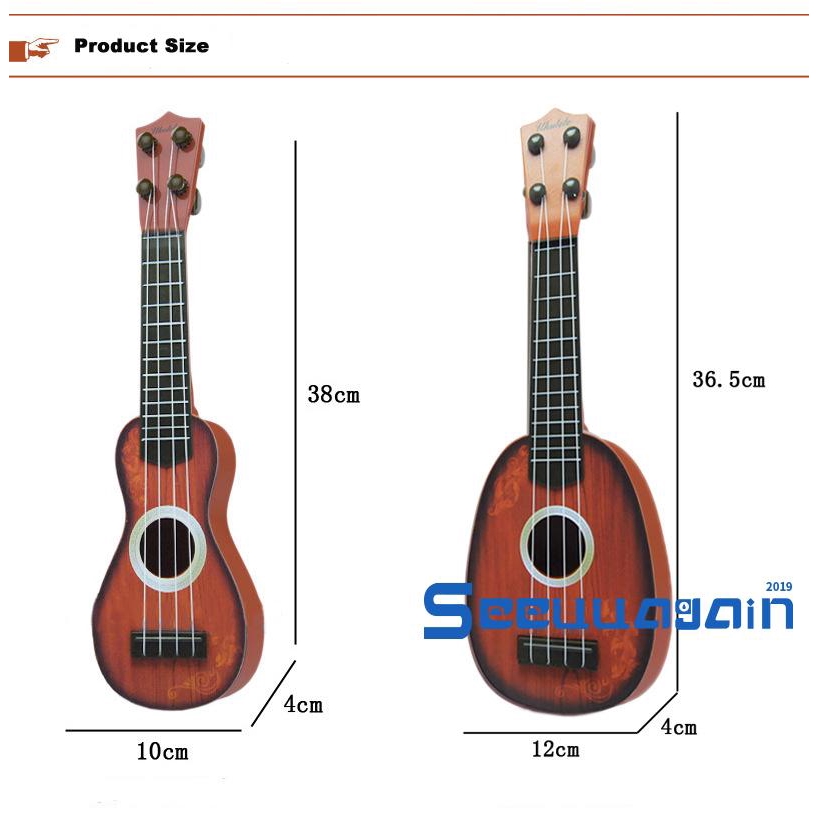 Đàn guitar Ukulele cỡ 15 chất lượng cao cho trẻ