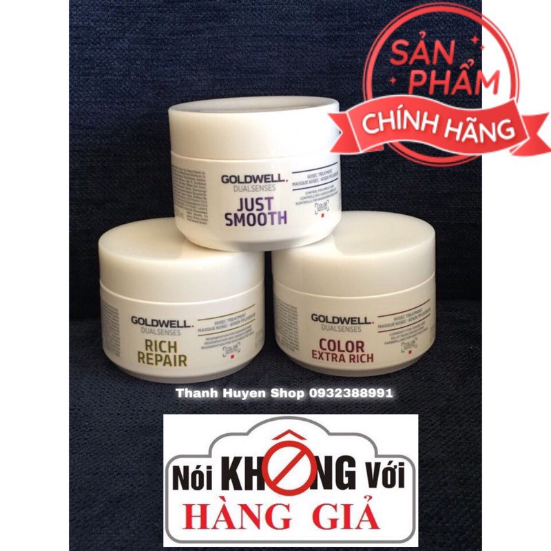 [CHÍNH HÃNG GIÁ TỐT] Ủ tóc 60 giây siêu mượt GOLDWELL