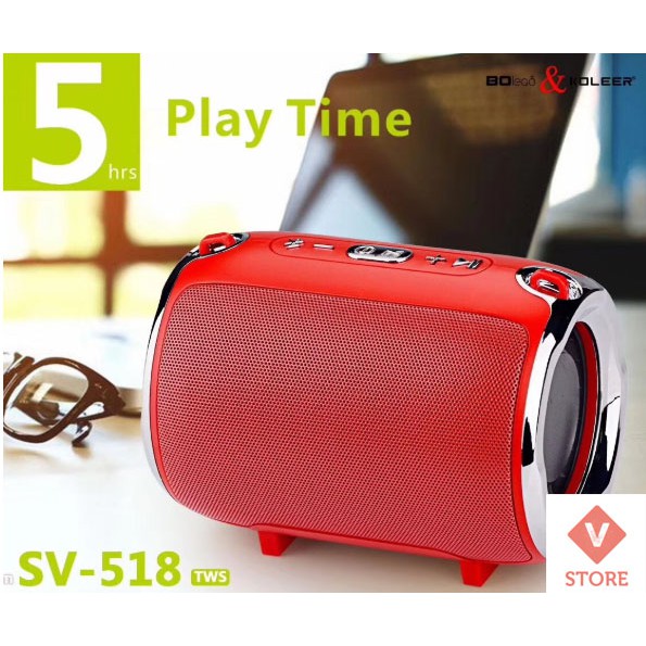 Loa nghe nhạc bluetooth siêu trầm SV518