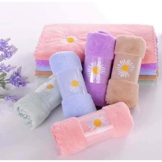 🌸SET 5 KHĂN MẶT HOA CÚC XUẤT HÀN