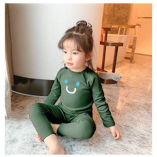 Bộ Quần Áo Trẻ Em Hình Mặt Cười Mầm Store Cho Bé Trai Và Bé Gái Từ 9 Đến 19Kg