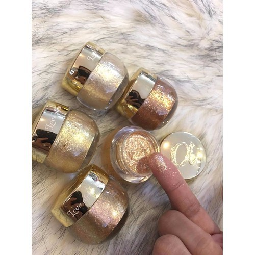 FREESHIP ĐƠN 99K_MÀU MẮT NHŨ MẮT LOVE ALPHA DẠNG GEL BỘT KIM TUYẾN NHUYỄN