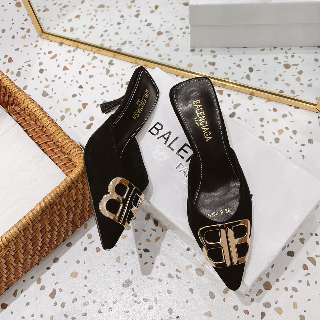 Sục cao gót Balenciaga 6cm Hàng Quảng Châu VIC fullbox túi giấy