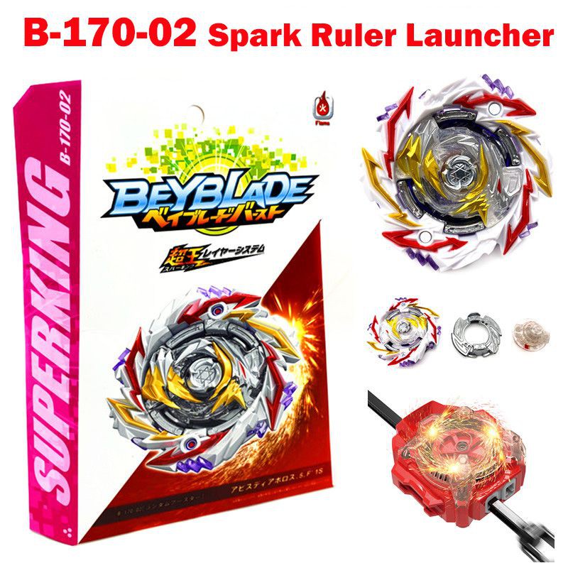 Con quay đồ chơi Beyblade Burst Flame Takara Tomy Superking B-170 02 Abyss Diabolos 5 Fusion' 1S kèm phụ kiện