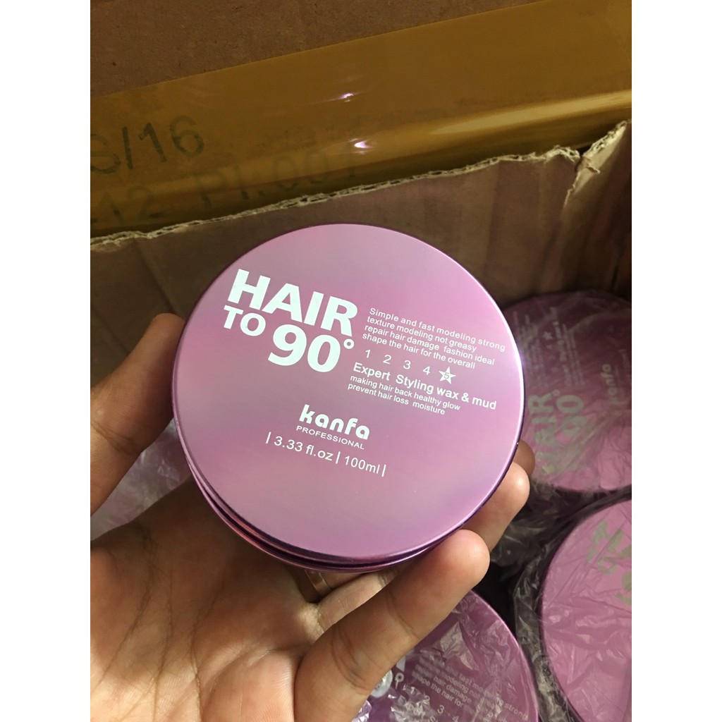 Sáp Vuốt Tóc Hair To 90 Kanfa Expert Styling Wax Mud