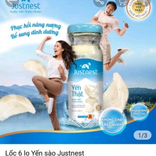 Hộp quà _ 6 lọ yến Justnest _ tặng quà