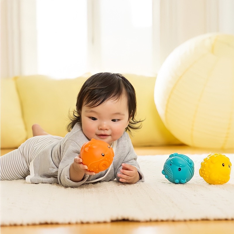 Set 7 Đồ Chơi Kỹ Năng Gặm Nướu Lục Lạc Cho Bé Infantino - Teethe &amp; Rattle Soothing Assort