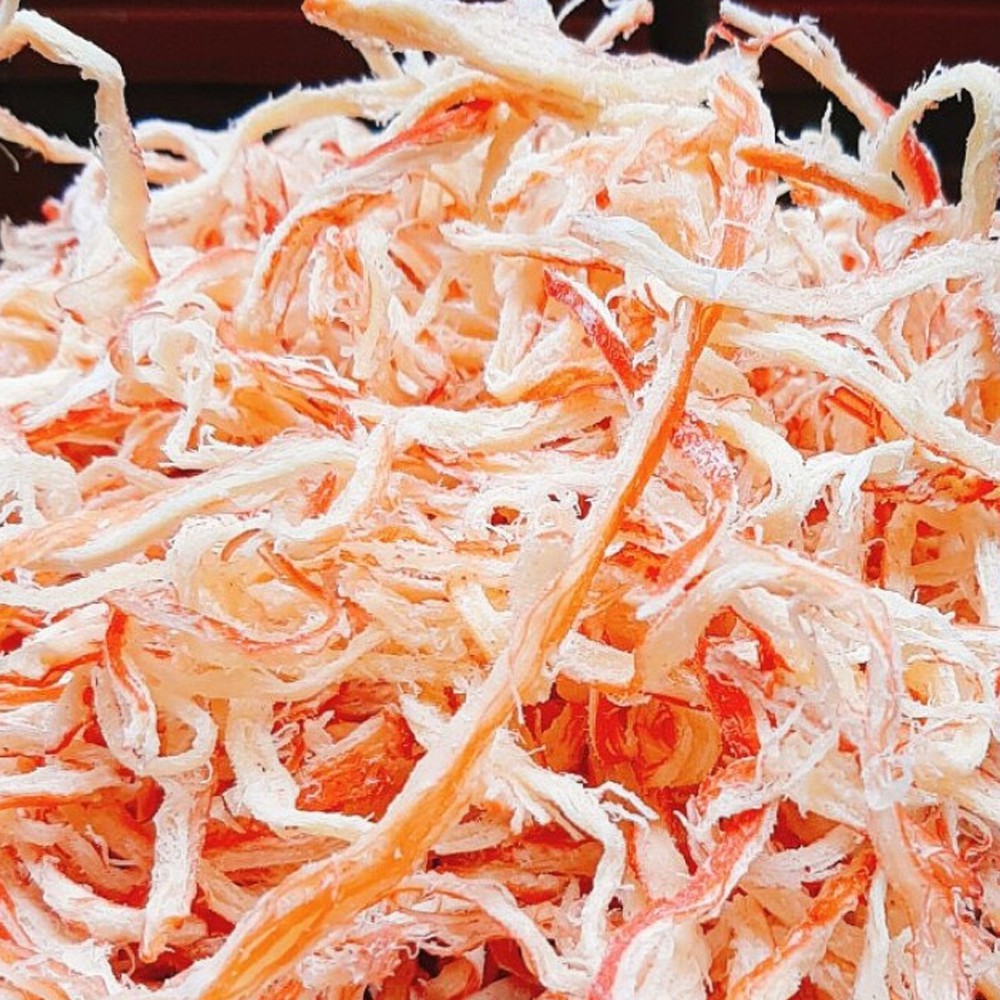 Mực hấp nước dừa xé sợi ăn liền VIETGOURMET/ Mực hấp nguyên vị dai không bột/ Đặc sản miền Trung ăn vặt | BigBuy360 - bigbuy360.vn