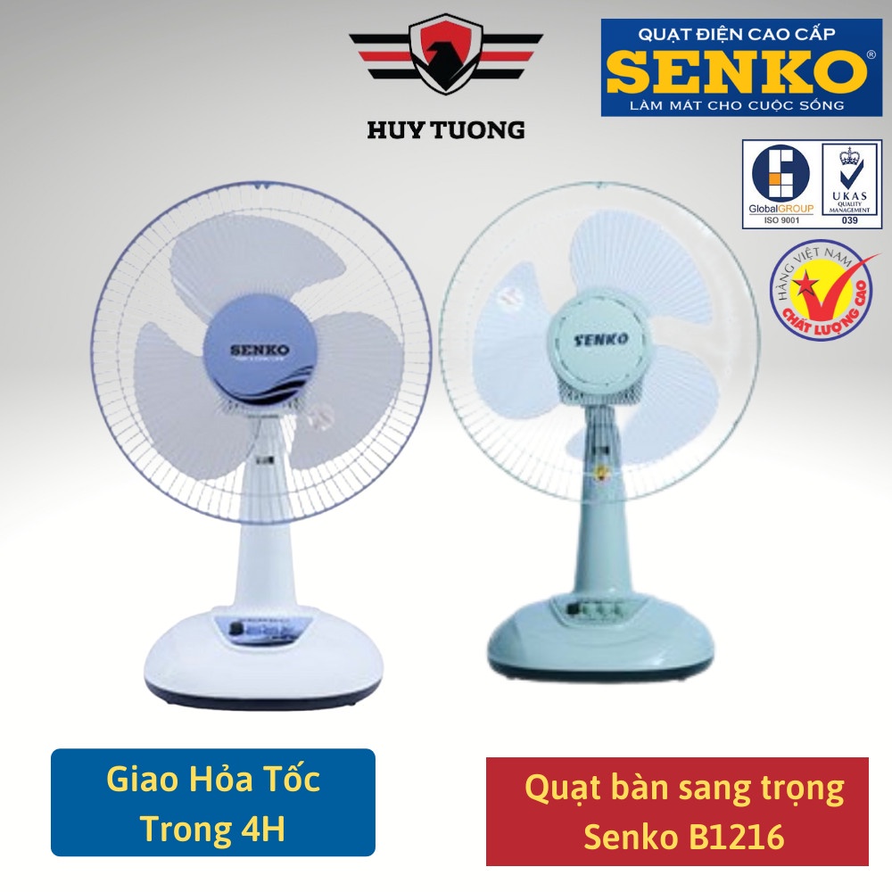 Quạt điện SENKO mini để bàn cao cấp nhiều mẫu mã ( BH động cơ 1 năm) - Huy Tưởng