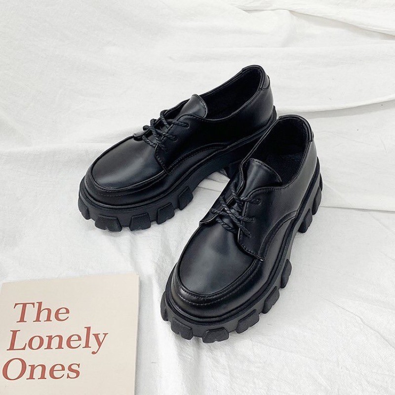 Boot lolita cổ thấp đế cao 5cm (HÀNG CÓ SĂN cả da lì và da bóng)h | BigBuy360 - bigbuy360.vn