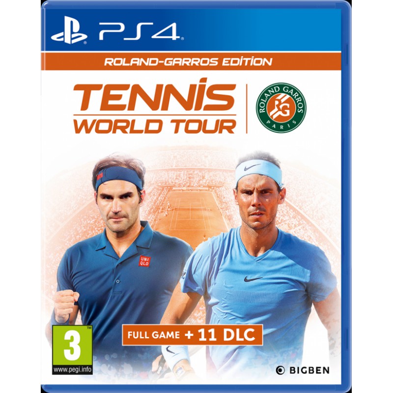 Đĩa Game PS4: Tennis World Tour Roland Garros-Hàng nguyên seal hệ us