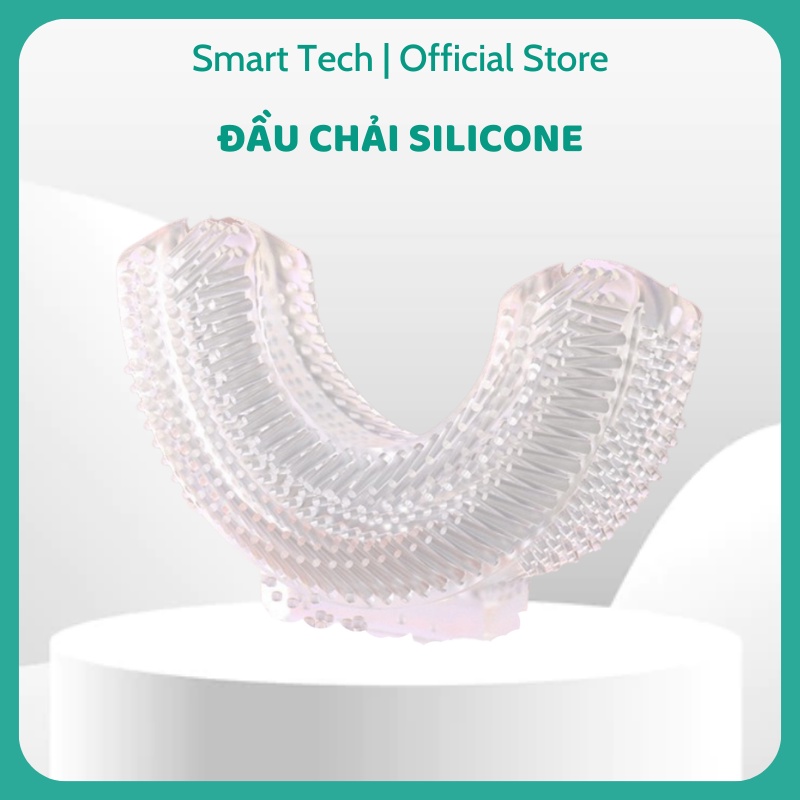 Đầu bàn chải điện chữ U, dành cho bàn chải Wekoke, Remax, Maser... - Silicon mềm