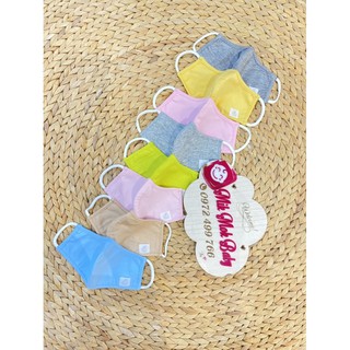 Khẩu trang vải cho em bé, Lapomme free size chính hãng cho bé từ 1-5y