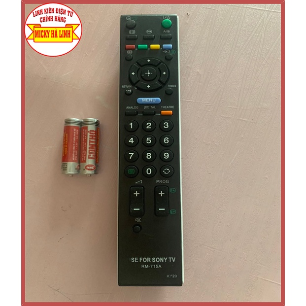 ĐIỀU KHIỂN REMOTE TIVI SONY LCD LED [TẶNG KÈM PIN]