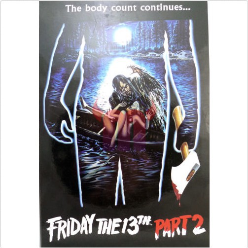 Mô hình nhân vật phim Friday the 13th 2 II Jason Voorhees tỉ lệ 1 : 12 cao cấp