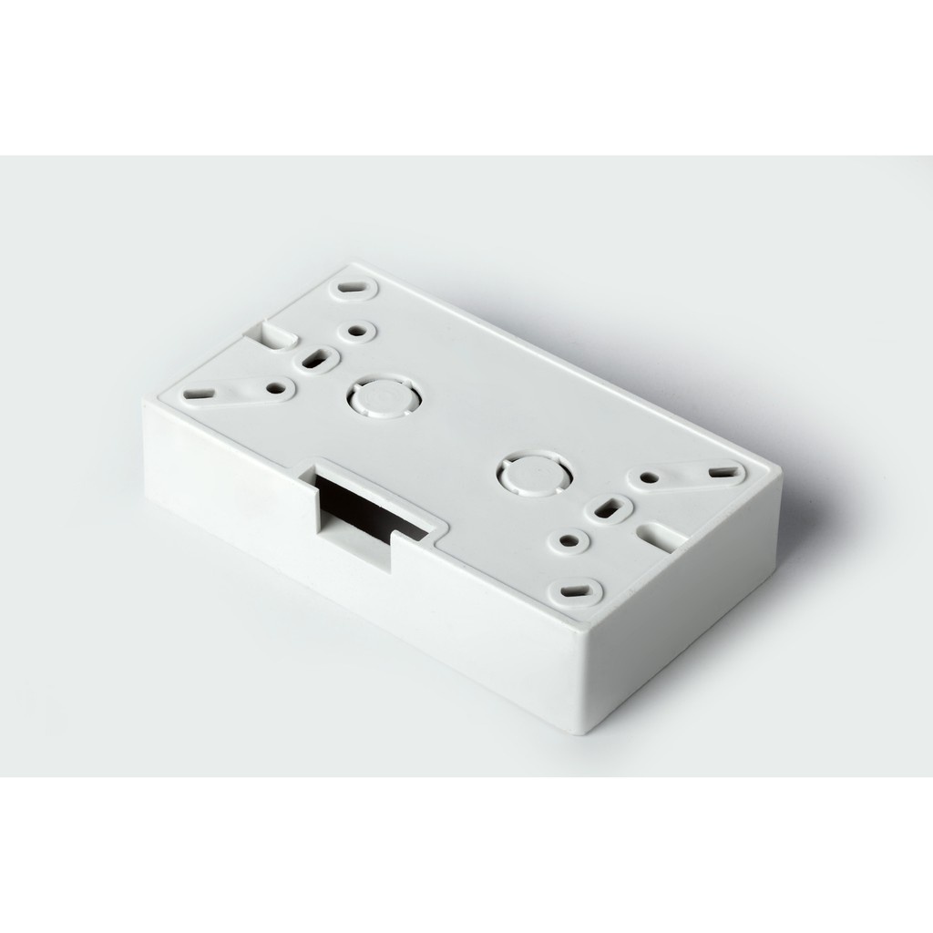 Đế điện đôi nổi chữ nhật Lgtech dành cho công tắc, ổ điện