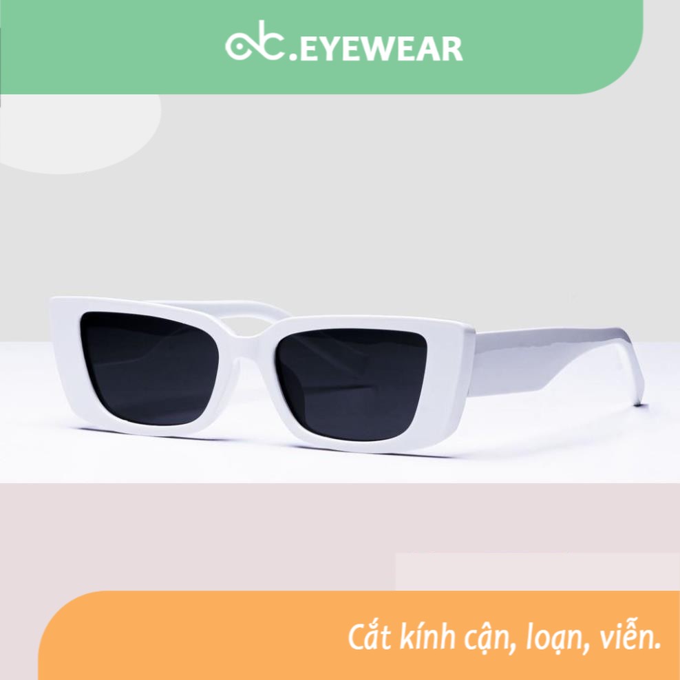 Kính mát nữ ABCeyewear mắt vuông nhỏ thời trang hiện đại BST Hè 2021 3909
