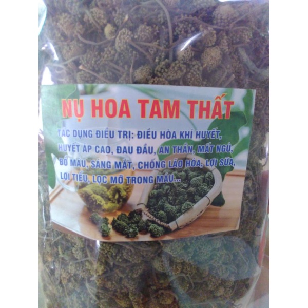 Nụ hoa tam thất bắc Hà Giang giá sỉ cực sốc (loại 1, nụ to, cuống nhỏ) 500g