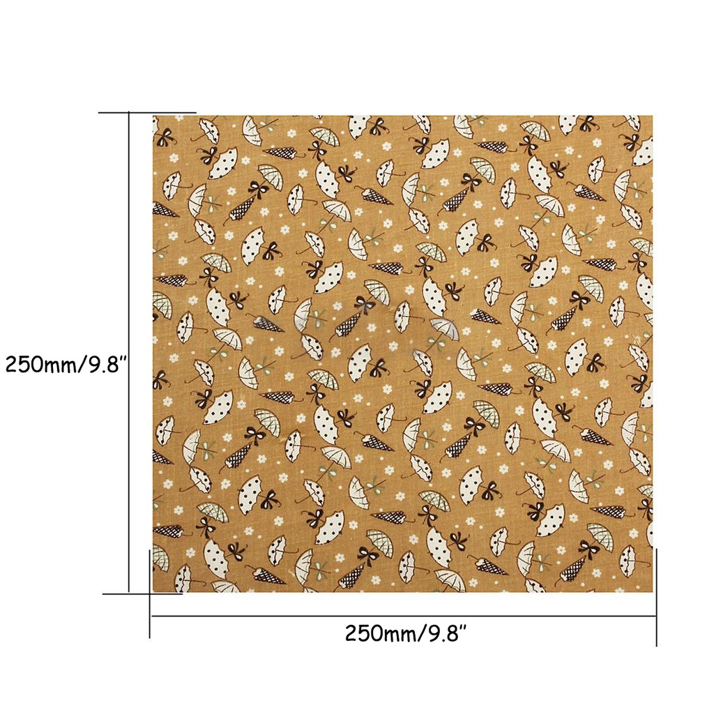 Bộ 6 Tấm Vải Cotton Màu Xám Dùng May Vá Quần Áo