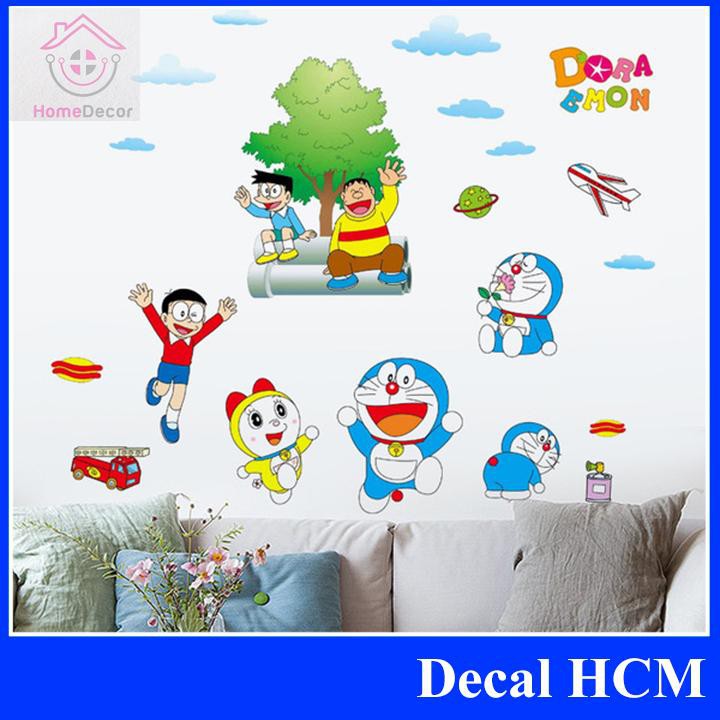 (HCM) Decal dán tường Doremon 1 - decalhcm