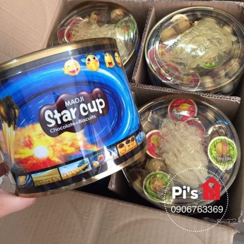 BÁNH QUY KEM SOCOLA STARCUP 500G HSD 08/2022