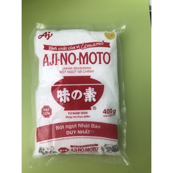 Bột ngọt Ajinomoto gói 400g bán lẻ