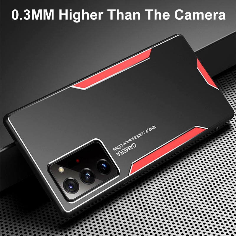 Ốp điện thoại viền nhôm mềm chống sốc cho Samsung Galaxy Note 20 Ultra 5G Galaxy Note 8 9 10/Note 10+ 5G