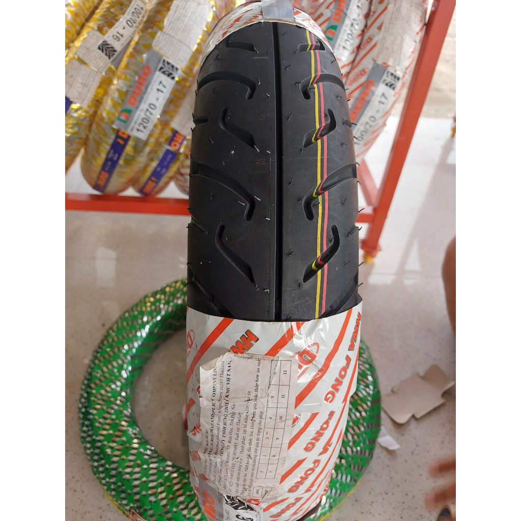 Lốp(vỏ) Duro 120/80-16 Dành cho Bánh Sau SH125,150i, Shark- NK Thái Lan