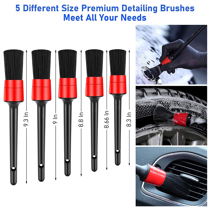 Bộ 15 Bàn Chải Làm Sạch Xe Hơi Chuyên Dụng