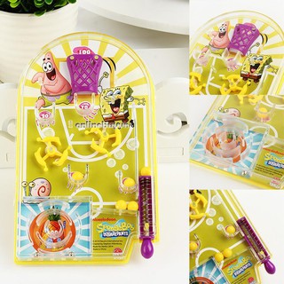 Cartoon Mini Basketball Pinball Spring Game Toy Handheld Kids Toy Gift-_ giá thật rẻ