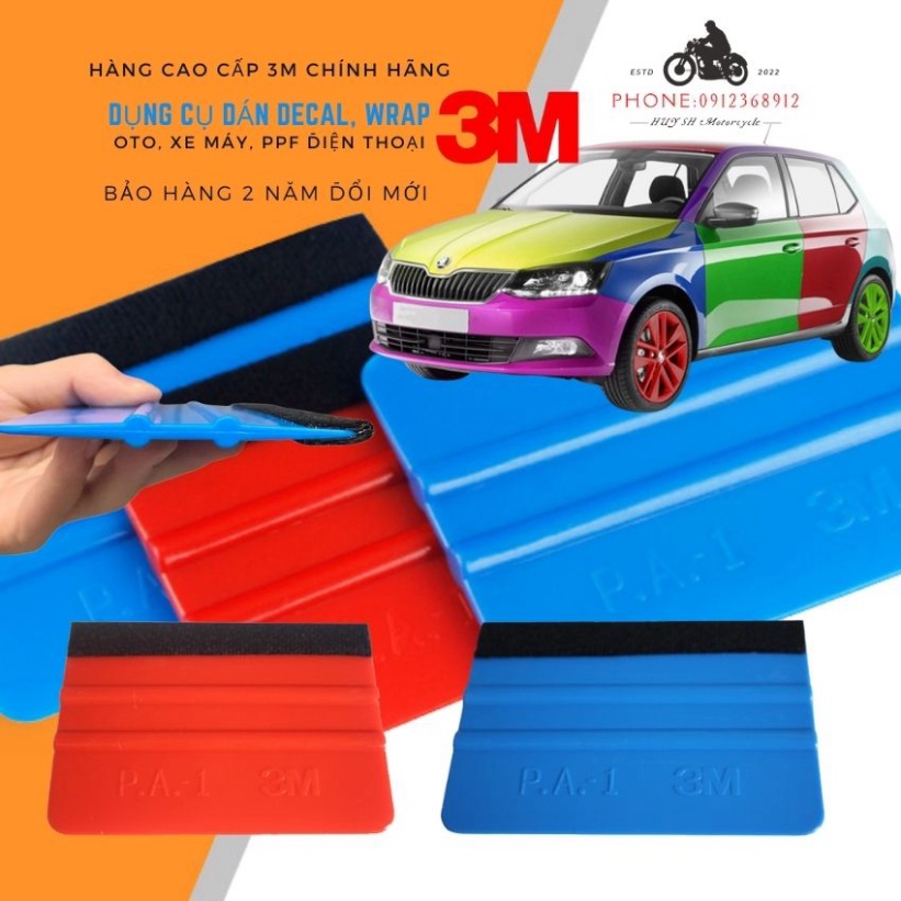 Miếng gạt nhựa hỗ trợ dán decal tiện dụng