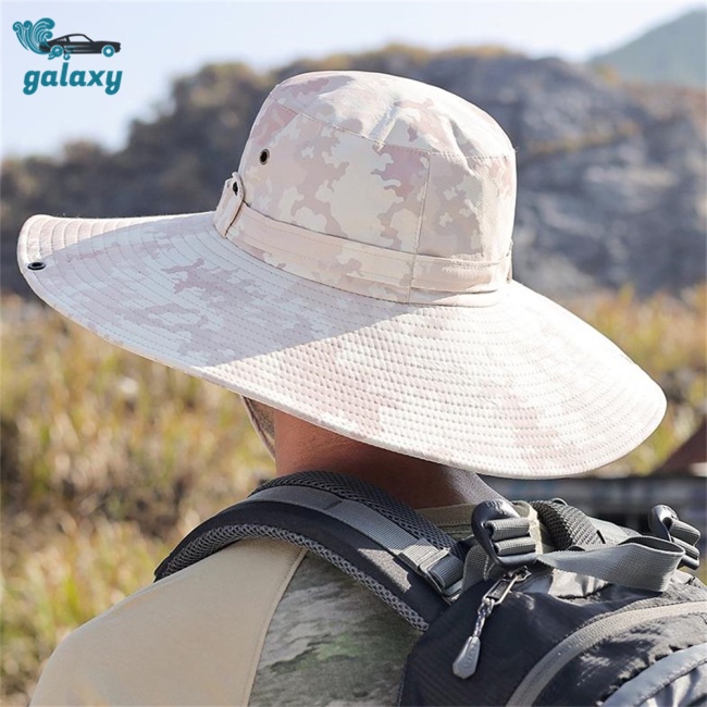 Galaxy Nón Tai Bèo Vành Rộng Thoáng Khí Chống Nắng Chống Thấm Nước Có Dây Điều Chỉnh Được