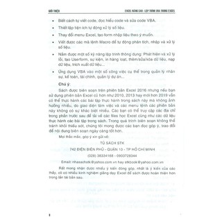 Excel Nâng Cao, Lập Trình VBA Trong Excel